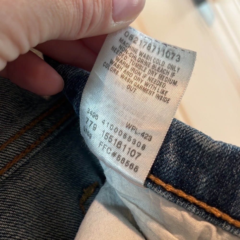 Levi’s 515 bootcut with rare R tag medium wash size 6 Long - Picture 11 of 13